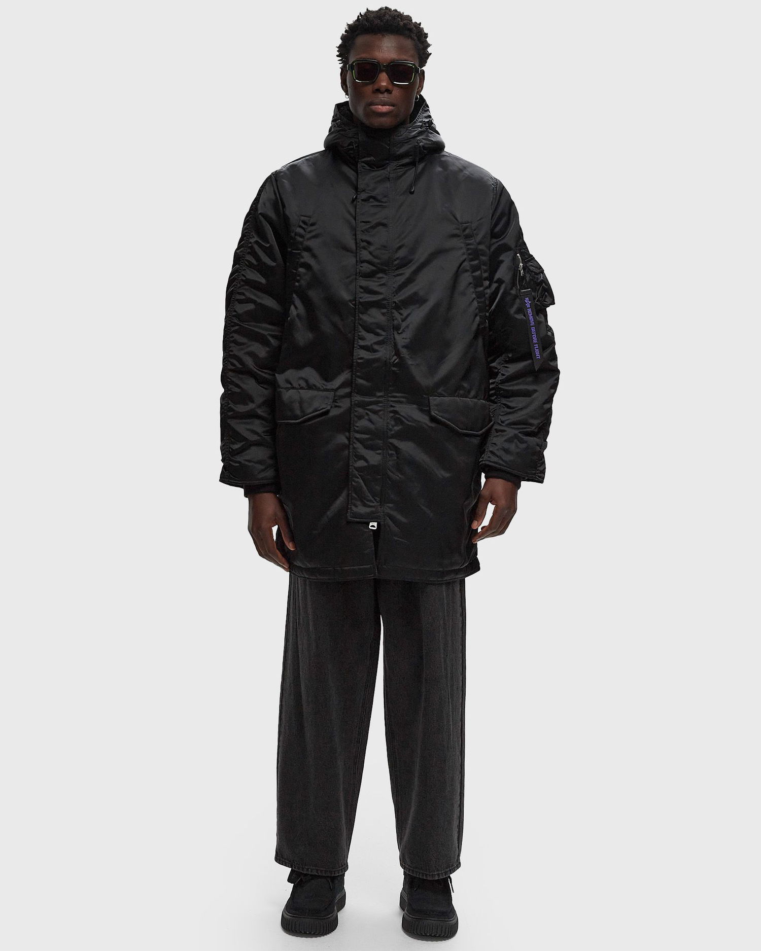 Bomber bunda Alpha Industries N-2B Jacket Čierna | 148133UV-03, 1