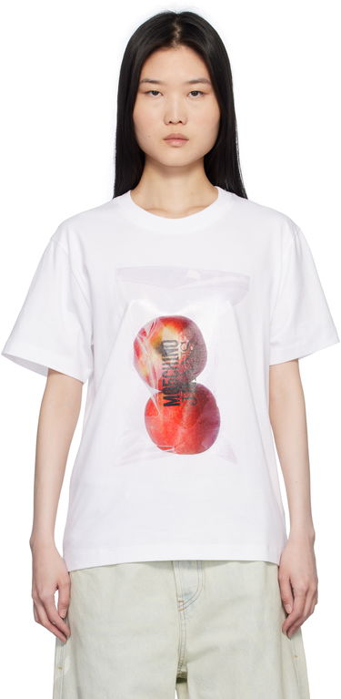 Tričko Moschino Moschino Jeans Graphic T-Shirt Biela | 251K10707, 0
