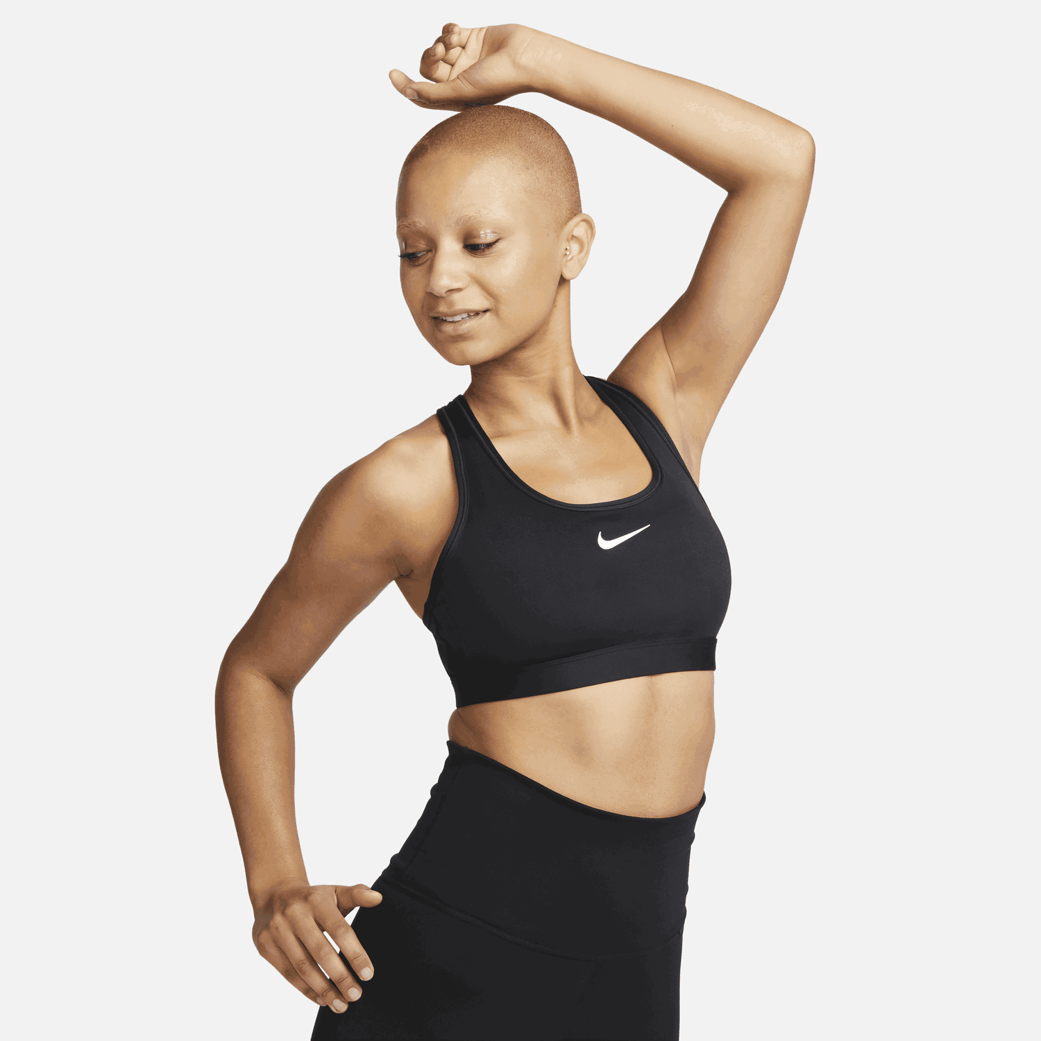Podprsenka Nike Swoosh Čierna | DX6821-010, 0