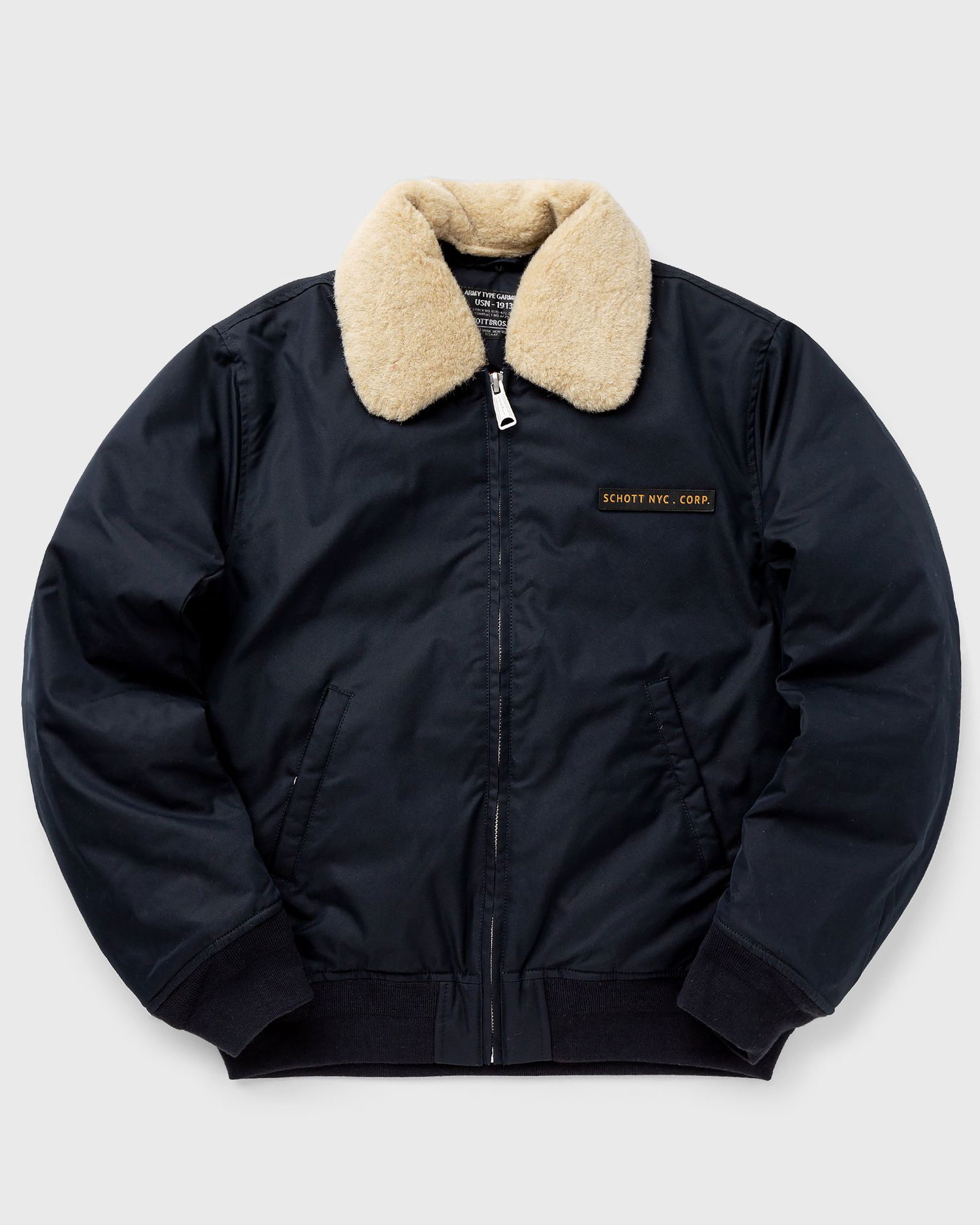 Bomber bunda Schott NYC B52X Bomber Jacket Modrá | B52X-NAVY, 0