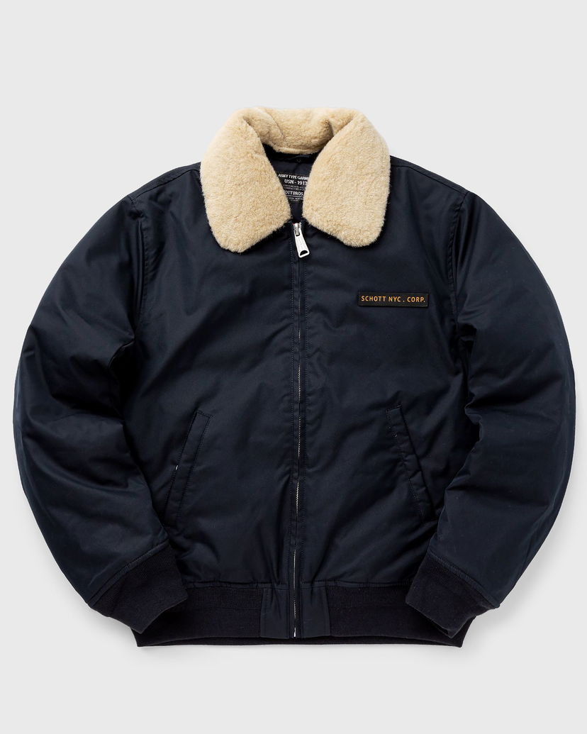 Bomber bunda Schott NYC B52X Bomber Jacket Modrá | B52X-NAVY