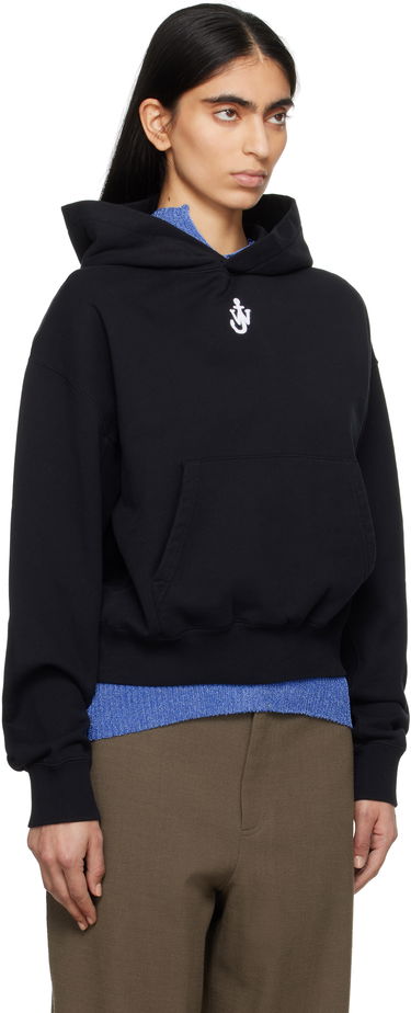 Mikina JW Anderson JW Anderson Anchor Logo Cropped Hoodie Čierna | JW0216-PG1719, 1
