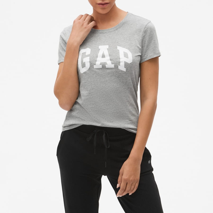 Tričko GAP V- Ss Classic Tee Šedá | 268820-02, 0