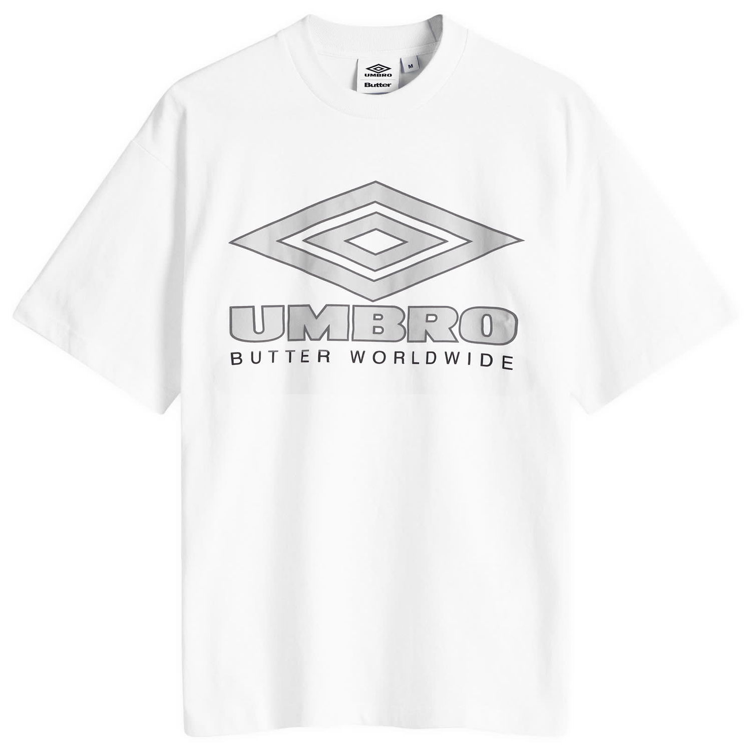 Tričko Butter Goods Diamond Logo Biela | BGUMB100-WHT, 0