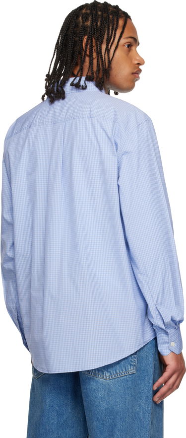 Košeľa OUR LEGACY Beyond Checked Button-Down Shirt Modrá | M4252BM, 2