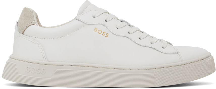 Tenisky a topánky BOSS Logo Sneakers Biela | 50522937, 0
