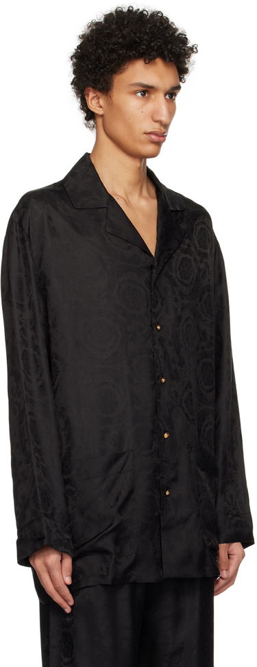Košeľa Versace Versace Barocco Pyjama Shirt Čierna | 1005376 1A06341, 1