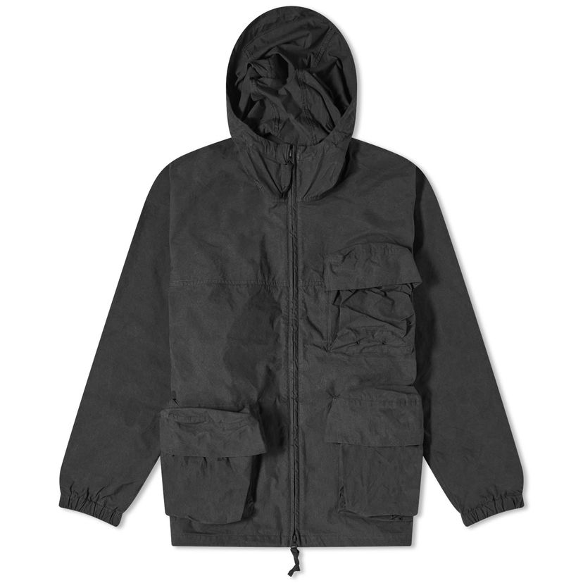 Parka Snow Peak C/N Hooded Parka Jacket with Flap Pockets Čierna | JK-20AU007-BK