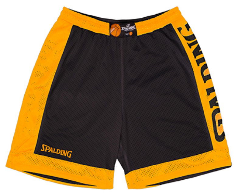 Šortky Spalding Spalding Reversible Shorts Žltá | 40221208-mangosorbblack, 1