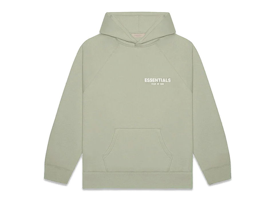 Mikina Fear of God Essentials Oversized Hoodie Zelené | 192250500426854, 0