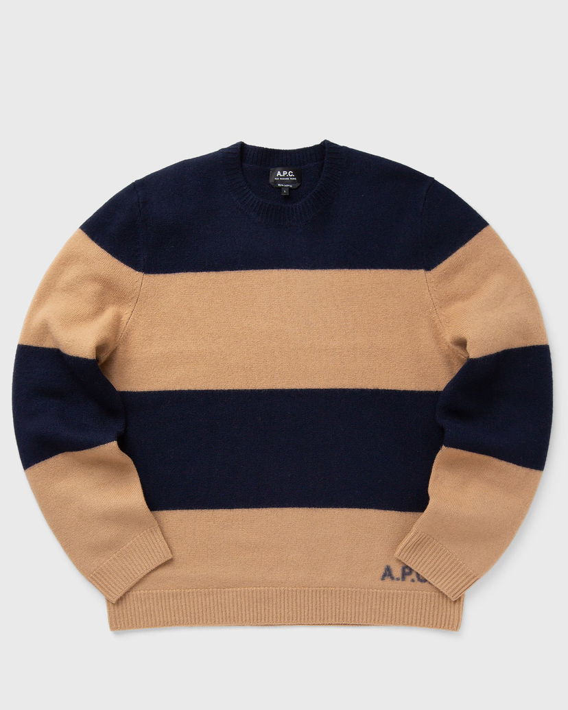 Mikina A.P.C. PULL EDWARDO Béžová | WVBDL-H23364-IAK