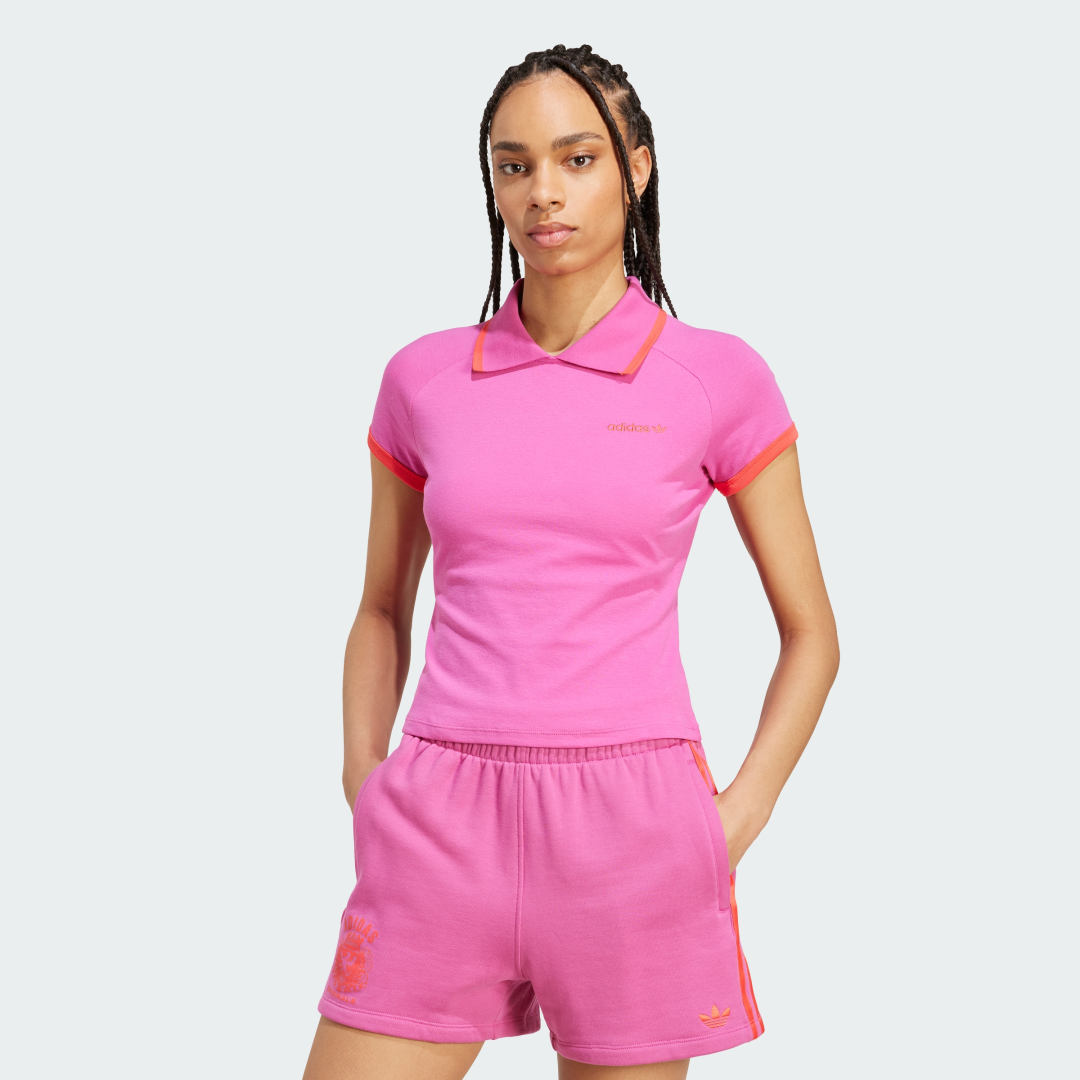 Polo tričko adidas Performance Polo Shirt Ružová | JY3489, 0