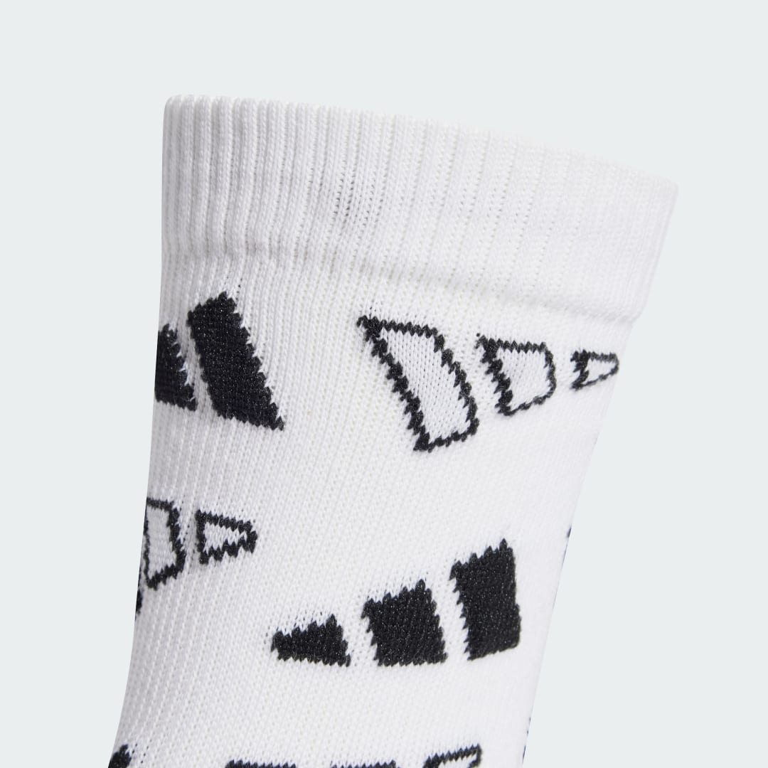 Mid-Cut Socks With Graphic Logo