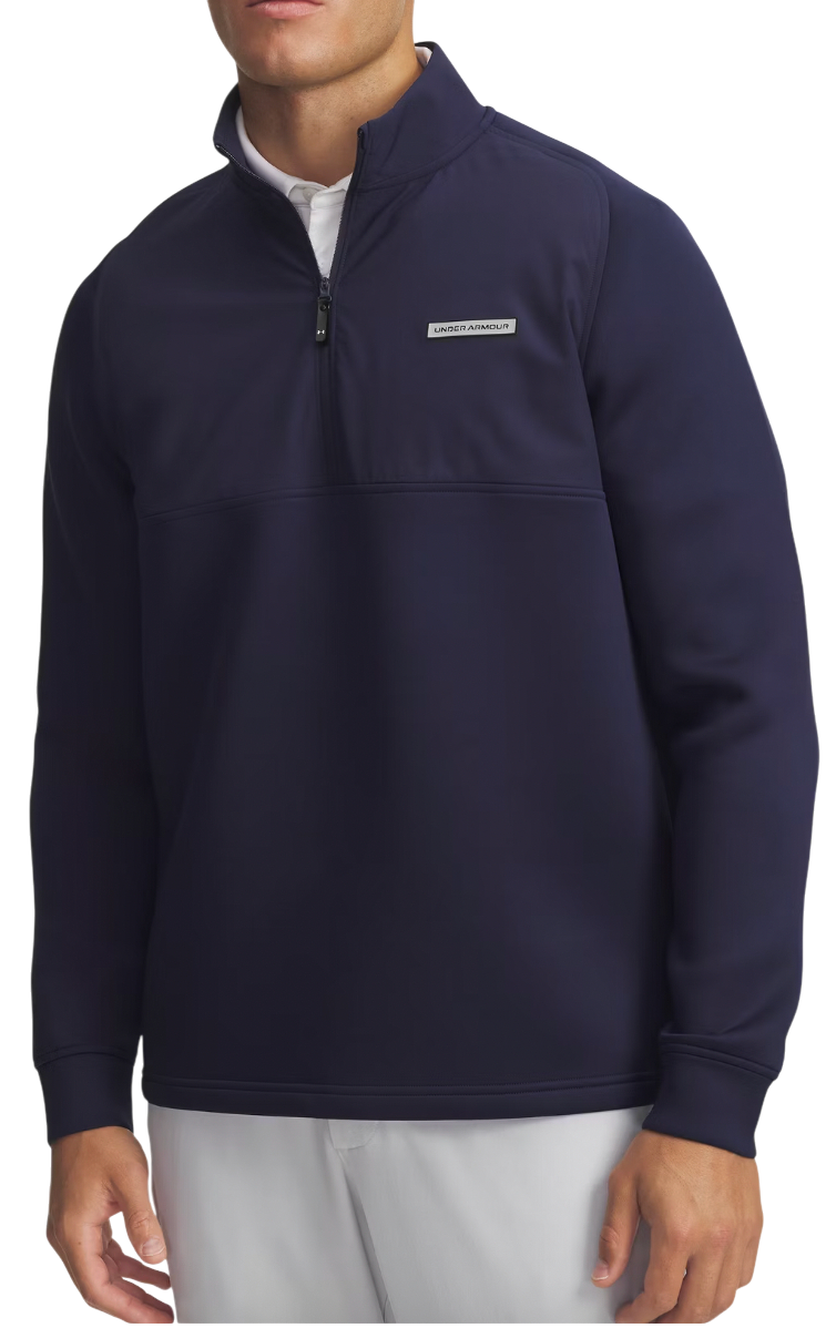 Mikina Under Armour 1/4 Zip Pullover Drive Pro Hybrid Navy | 6005666-410, 0