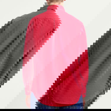 Košeľa Drôle de Monsieur Mirror Long Sleeve Button-Up Shirt Červená | I-SH240-CO178-RD, 3