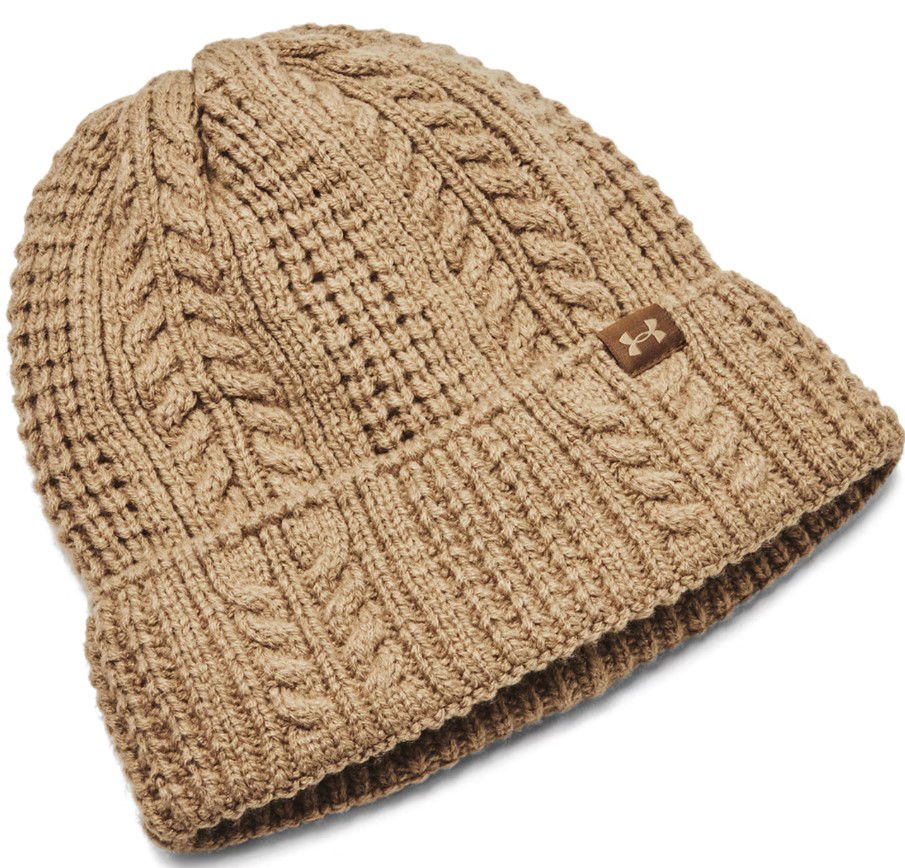 Kulicha Under Armour W Halftime Cable Knit Beanie Hnedá | 1386639-263, 0