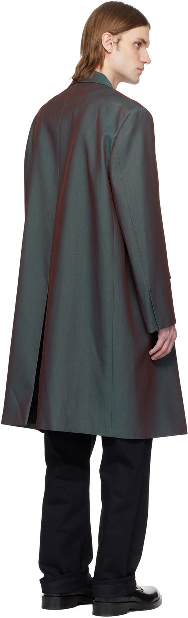 Kabáty Jil Sander Jil Sander Cavalry Twill Coat Zelené | J21AA0192_J40221, 2