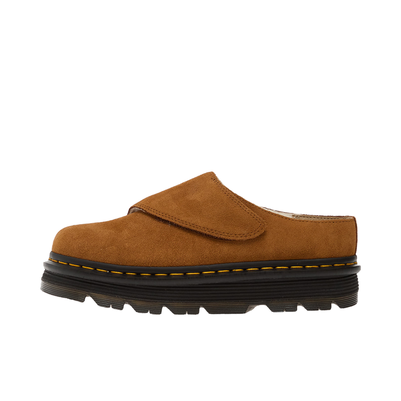 Tenisky a topánky Dr. Martens Zebzag Anywair Wl Suede Platform Clog with Velcro Strap Hnedá | DM41731200