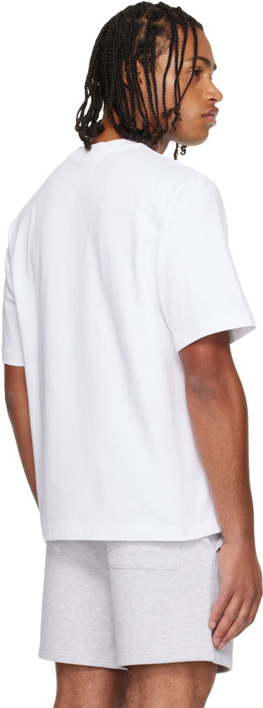 Tričko Casablanca 'Casablanca' Chrome Oversized Short Sleeve T-shirt Biela | M-AW25-JTS-044-06, 2