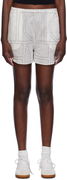 TOTEME Monogram Print Shorts