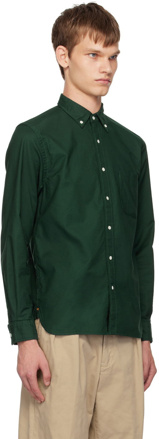 Košeľa BEAMS BEAMS PLUS Button Down Shirt Zelené | 3811-0086-139, 1