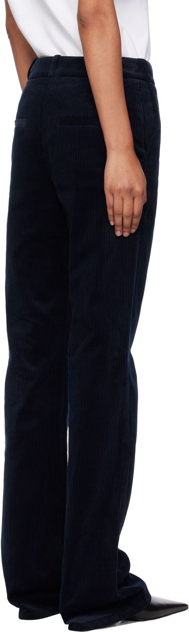 Nohavice A.P.C. A.P.C. Rosemary Corduroy Flare Trousers Navy | COHBB-F08502, 2
