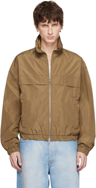 Bomber bunda AMI Ami de Coeur Bomber Jacket Hnedá | H25HJK828.PL0039, 0