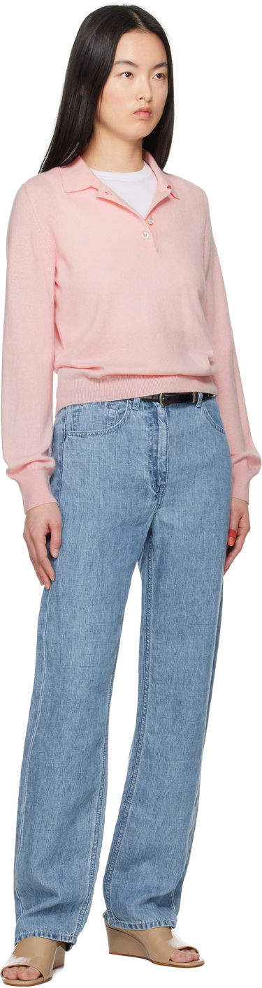 Sveter &Daughter &Daughter Aoife Cashmere Polo Sweater Ružová | CH04634, 3