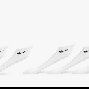 Spodná bielizeň a ponožky Nike Lightweight Ankle Socks 3-Pack Biela | SX7677-100, 0