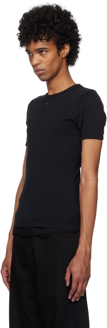 Tričko Courrèges Courrèges Signature T-Shirt Čierna | 125JTS020JS0203, 3