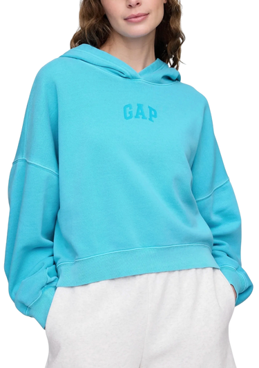 Mikina GAP Logo Hoody Tyrkysová | 429497-07, 0