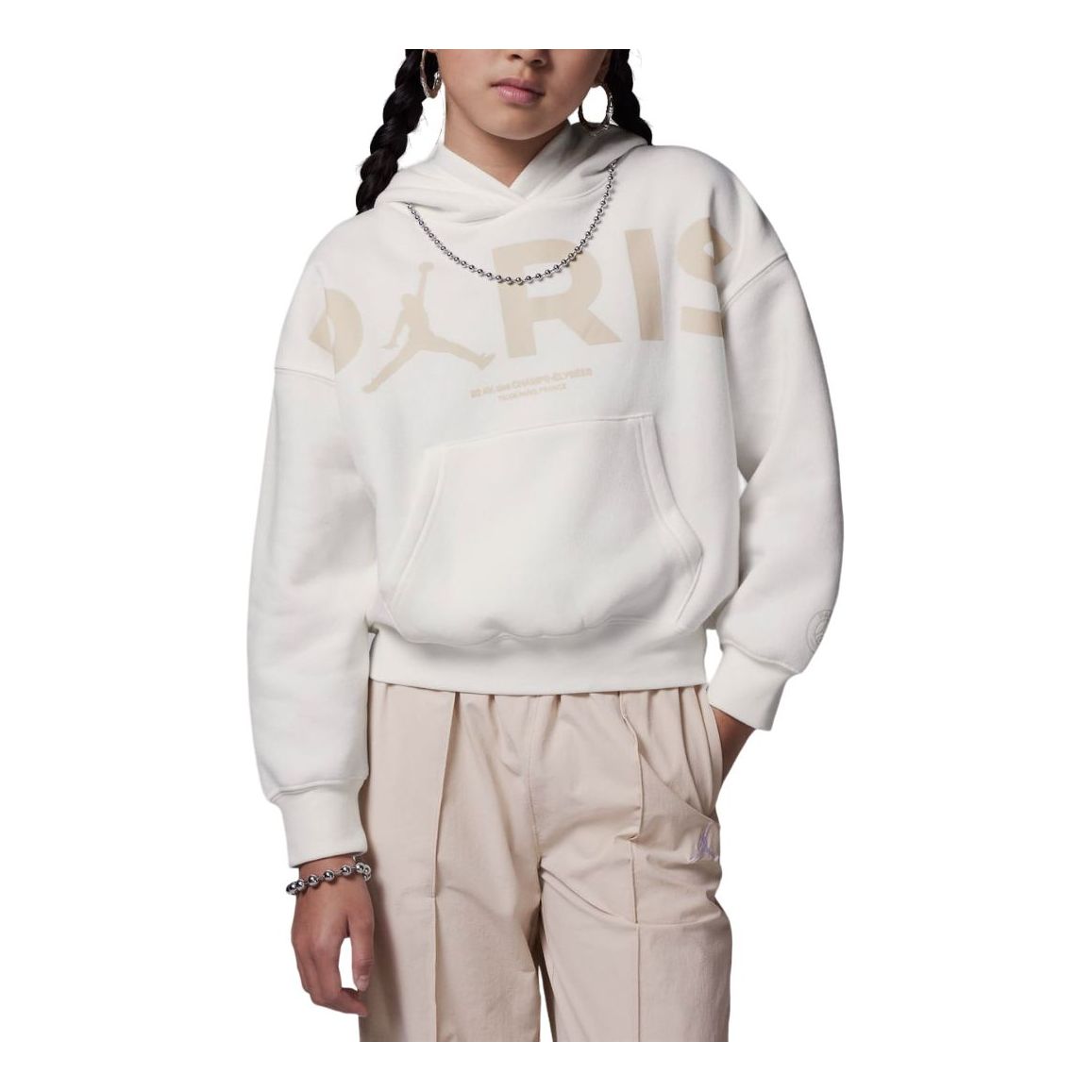 Mikina Jordan Jordan Paris Saint-Germain Brooklyn Fleece Graphic Hoodie Biela | HQ8127-133, 0