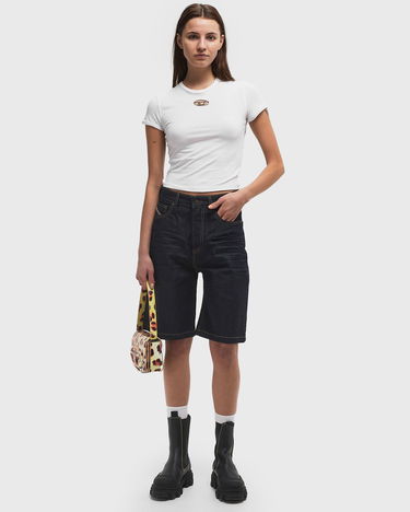 Crop Top Diesel Diesel T-UNCUTIE-LONG-OD-Q1 Short Sleeve Crop Top, Size: L Biela | A16839-0CLBR-100, 1