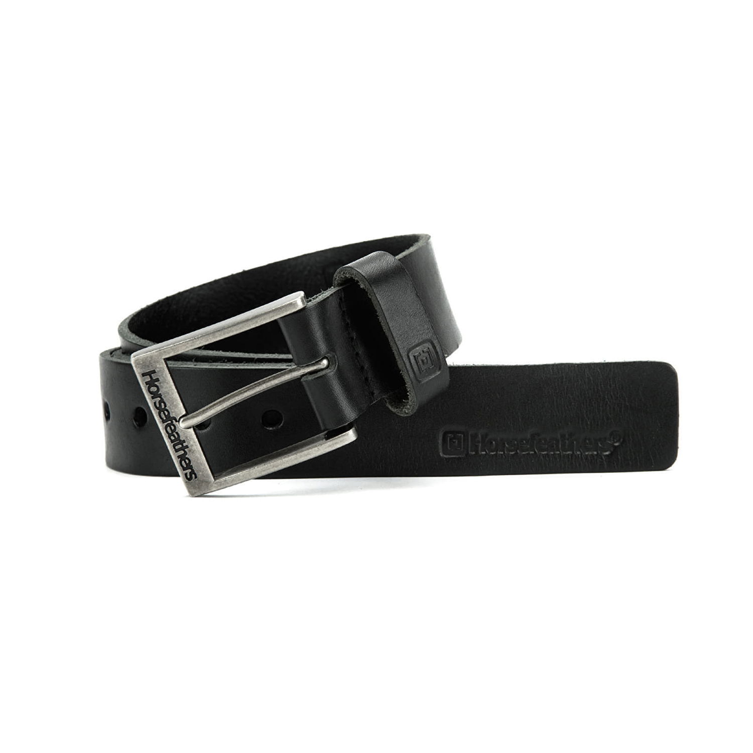Opasok Horsefeathers Duke Belt Black Čierna | AA628G, 0