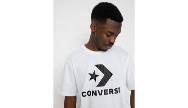 Tričko Converse Standard Fit Logo Star Chevron Biela | 10025458-A03, 2