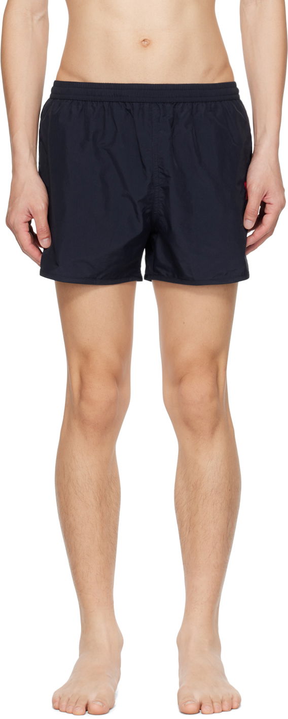 Plavky AMI Swim Shorts Navy | HBW001.PA0004, 0