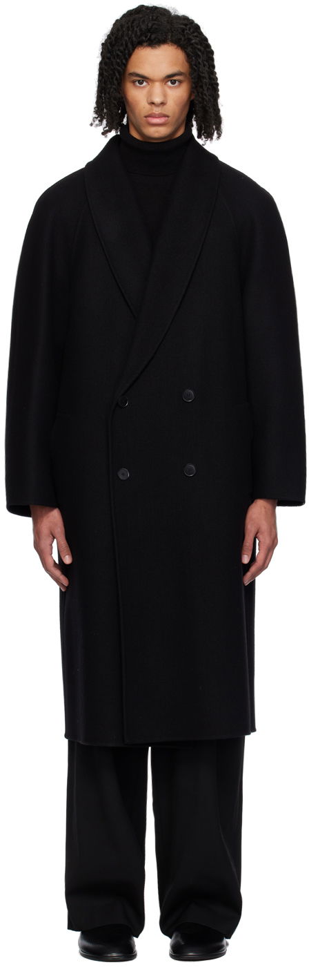 Double-Breasted Oversized Coat