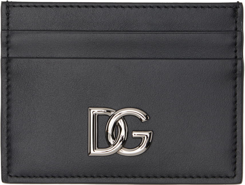 Peňaženka Dolce & Gabbana Black DG Card Holder Čierna | BP0330AW576, 0