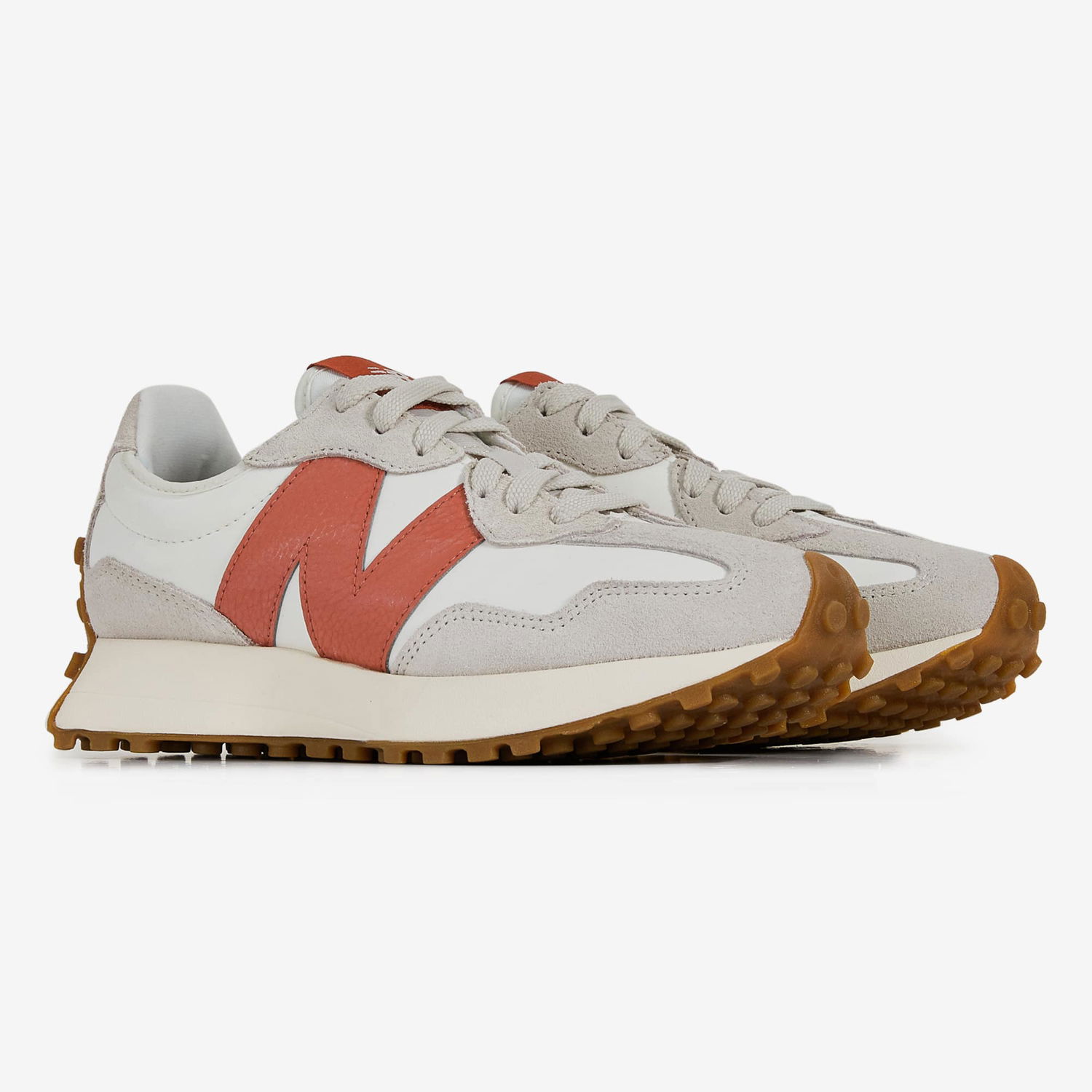 Tenisky a topánky New Balance 327 "Blanc/Rouge" Béžová | U327LV, 1