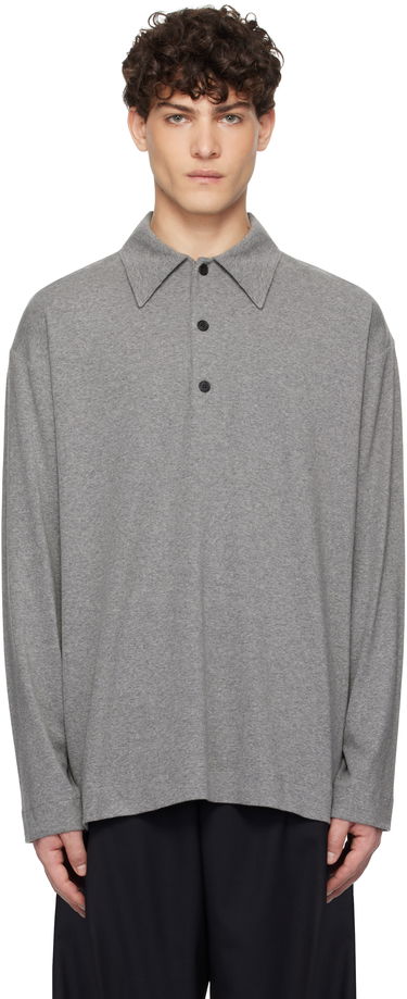 Polo tričko The Row The Row Olafur Polo Shirt Šedá | 814-K621, 0