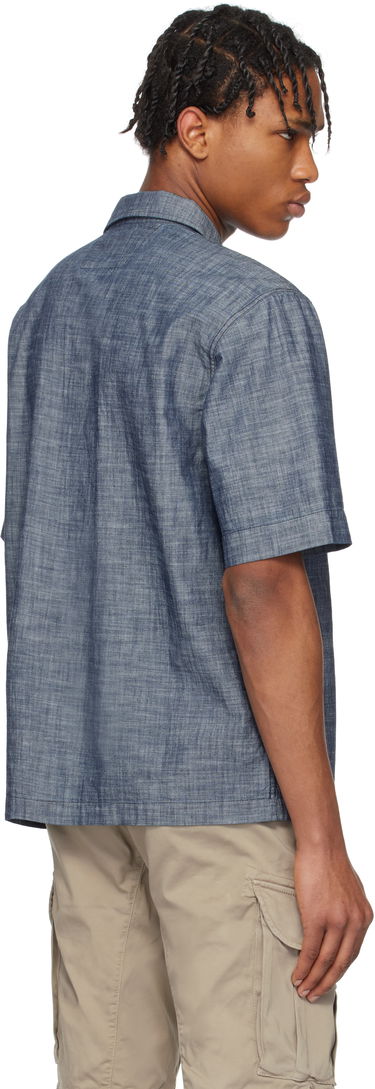 Košeľa C.P. Company C.P. Company Chambray Short Sleeve Shirt Modrá | 18CMSH151A-110065W, 2