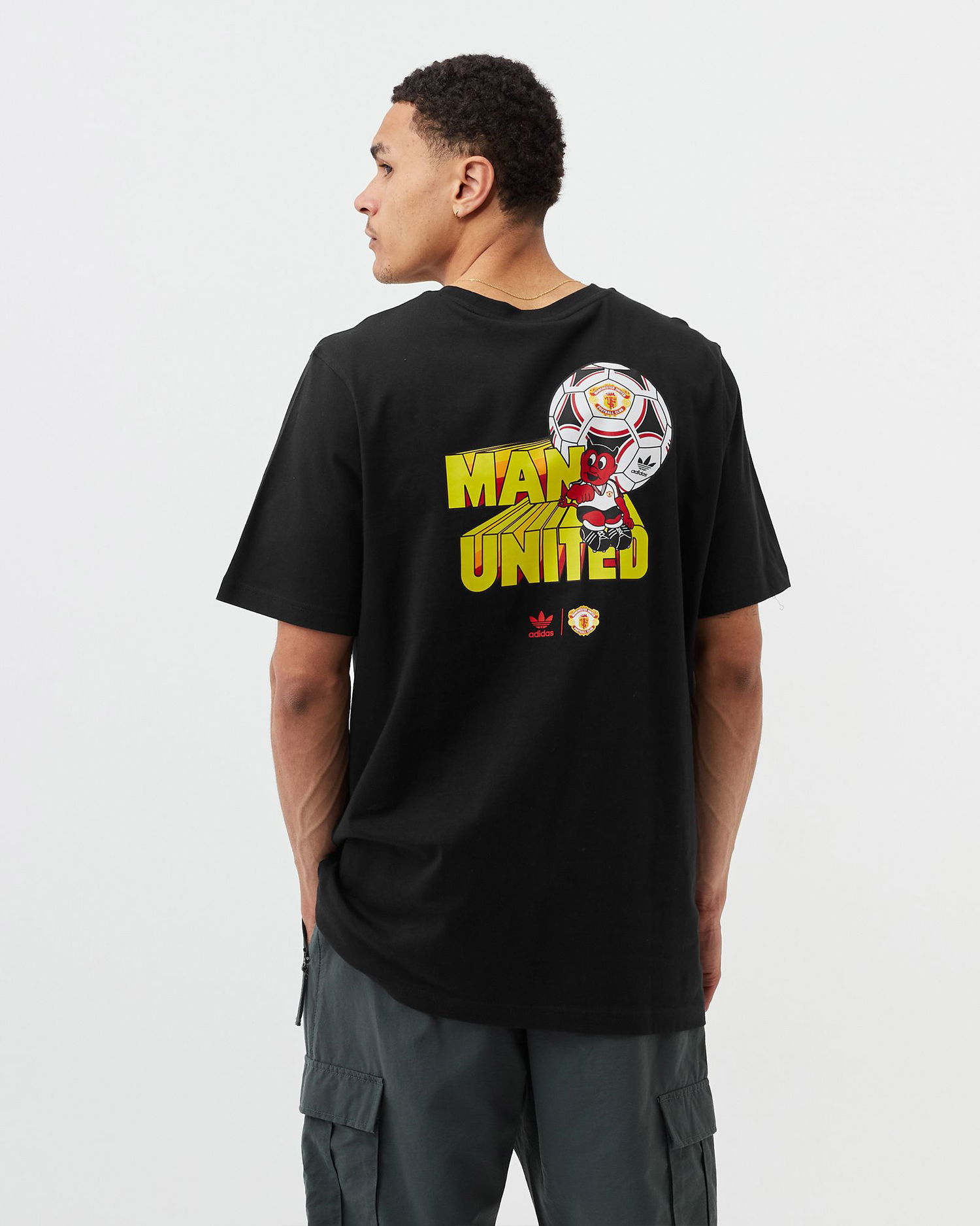 Tričko adidas Originals Manchester United Graphic Tee Čierna | 4065426472769, 1