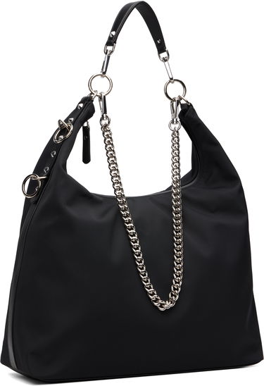 Kabelka R13 Large Nylon Hobo Bag with Chain Čierna | R13WA063-A010, 1