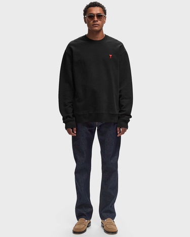 Mikina AMI Sweatshirt Čierna | BFUSW001 730 001, 1