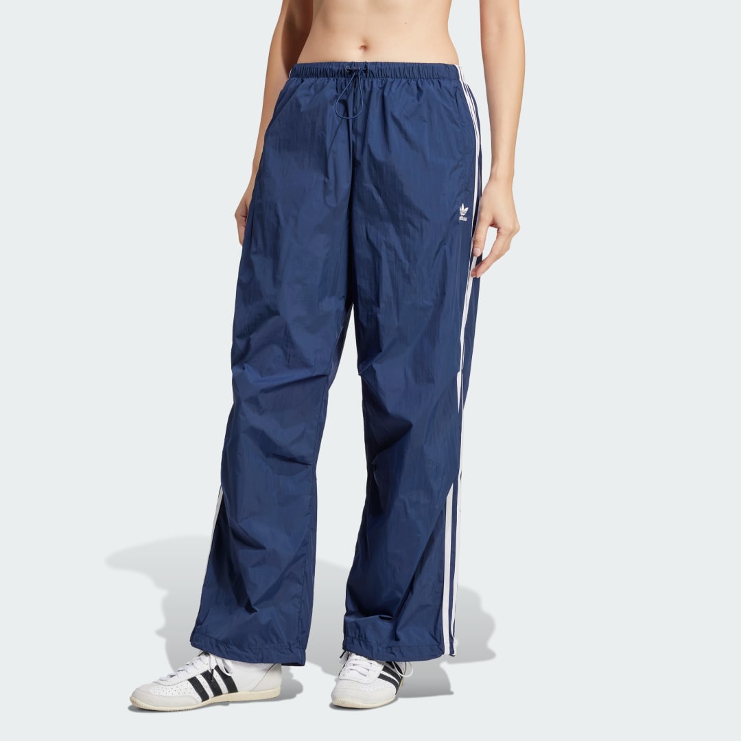 Nohavice adidas Performance 3-Stripes Woven Parachute Pants Modrá | JD3127, 0