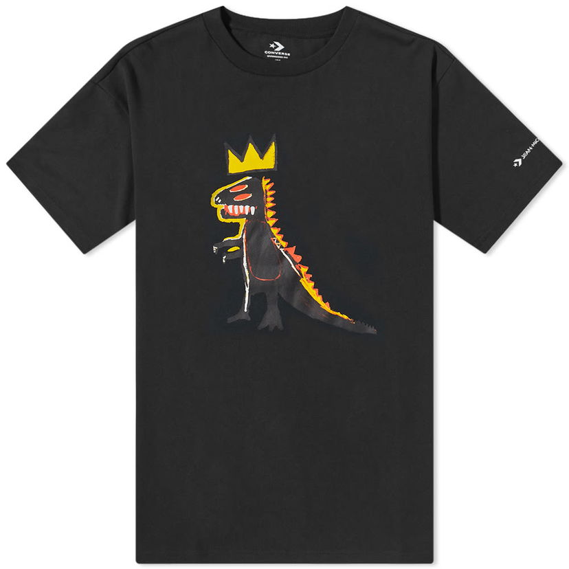 Tričko Converse Basquiat Dinosaur Graphic T-Shirt Čierna | 10023144-A02