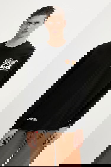 Tričko AAPE by A Bathing Ape AAPE Aaper Long Long Sleeve T-Shirt Čierna | AAPLTM1575XXN, 0