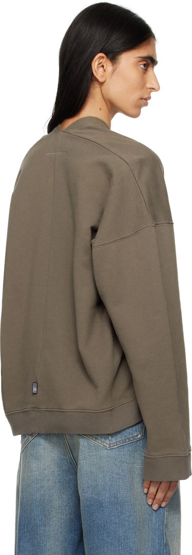 Sveter Maison Margiela MM6 Maison Margiela V-Neck Sweatshirt Hnedá | S52GU0239 M25014, 2