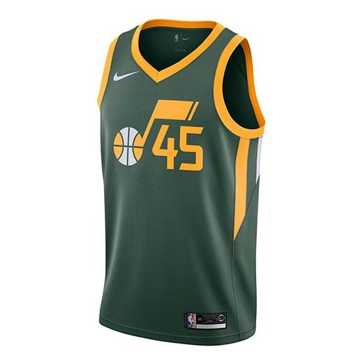 Dres Nike Donovan Mitchell #45 Utah Jazz Basketball Jersey Zelené | CD7015-323, 0
