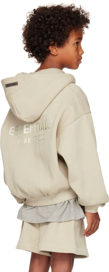 Mikina Fear of God ESSENTIALS Kids Fleece Zip-Up Hoodie Béžová | 785SP252036K, 2